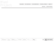 Tablet Screenshot of miami-project.com